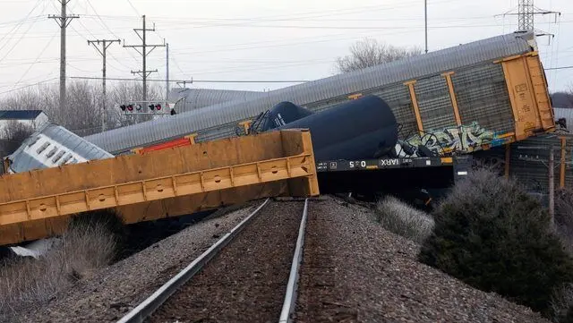 سومین حادثه خروج قطار از ریل در آمریکا؛ این بار در آلاباما
