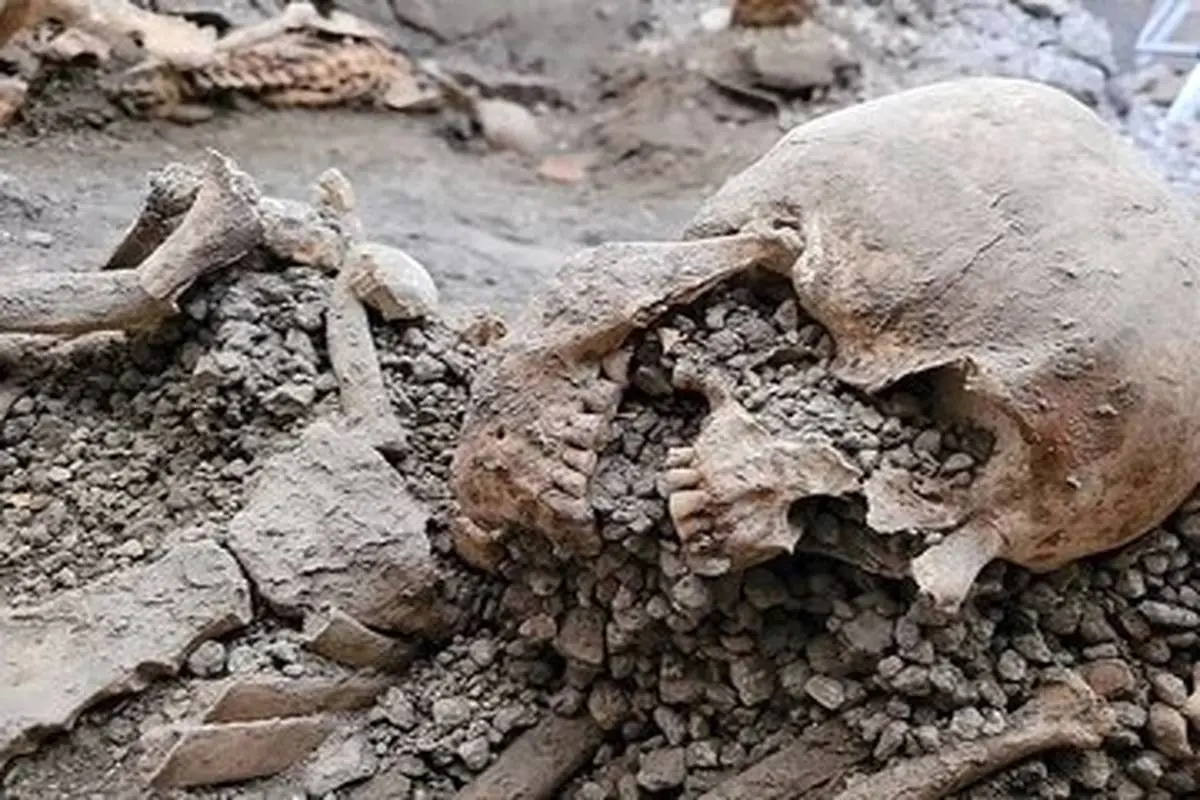 عکس| کشف دو اسکلت جدید و رازگشایی از یک کابوس ۲ هزار ساله!