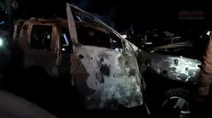 فیلم| انفجار خودرو بمب‌گذاری شده در دمشق
