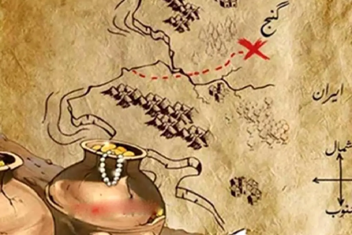 افشای راز نقشه گنج‌های واقعی در ایران!