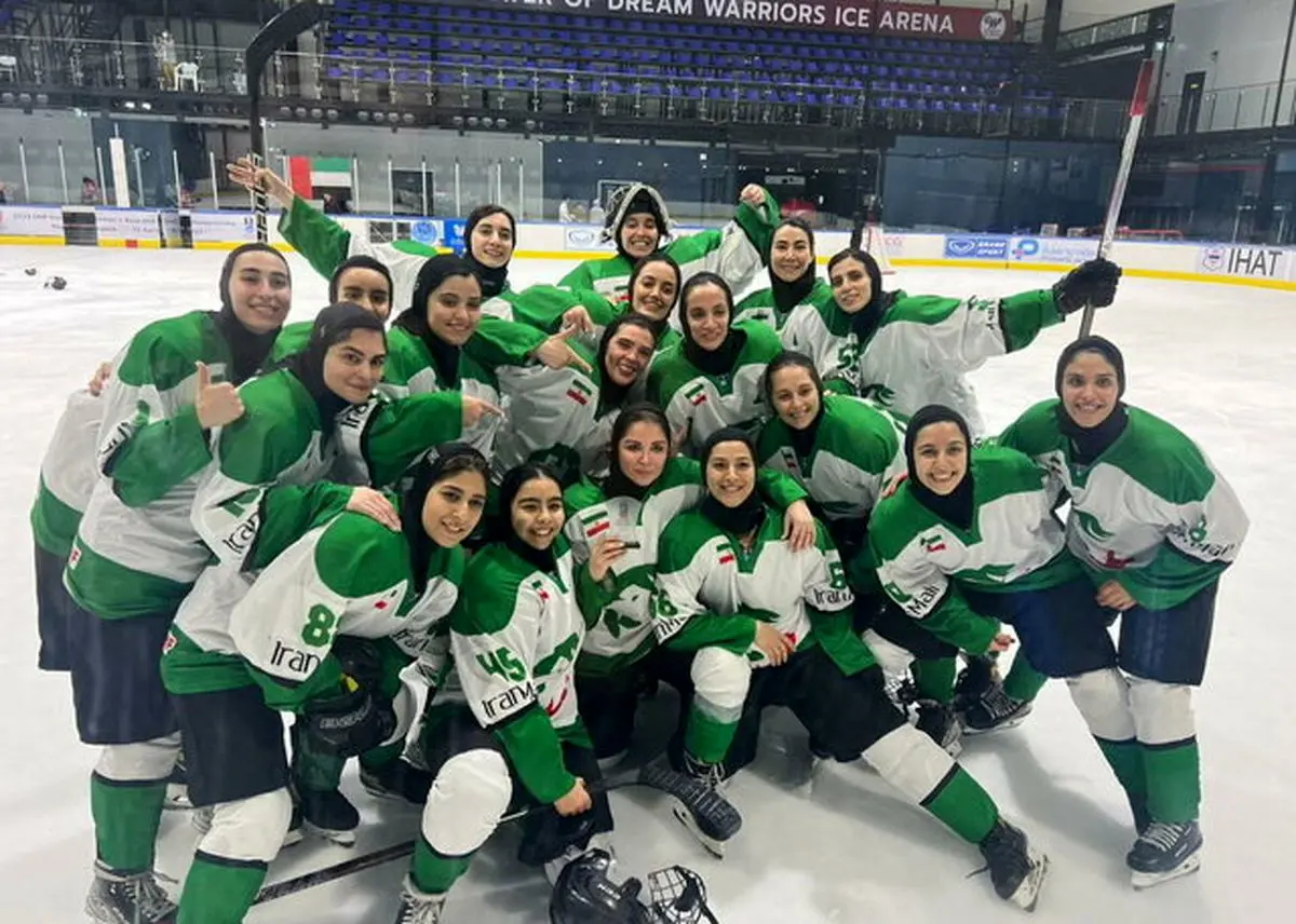 فیلم| لحظه‌ی صعود تیم ملی هاکی روی یخ زنان ایران به فینال مسابقات قهرمانی آسیا