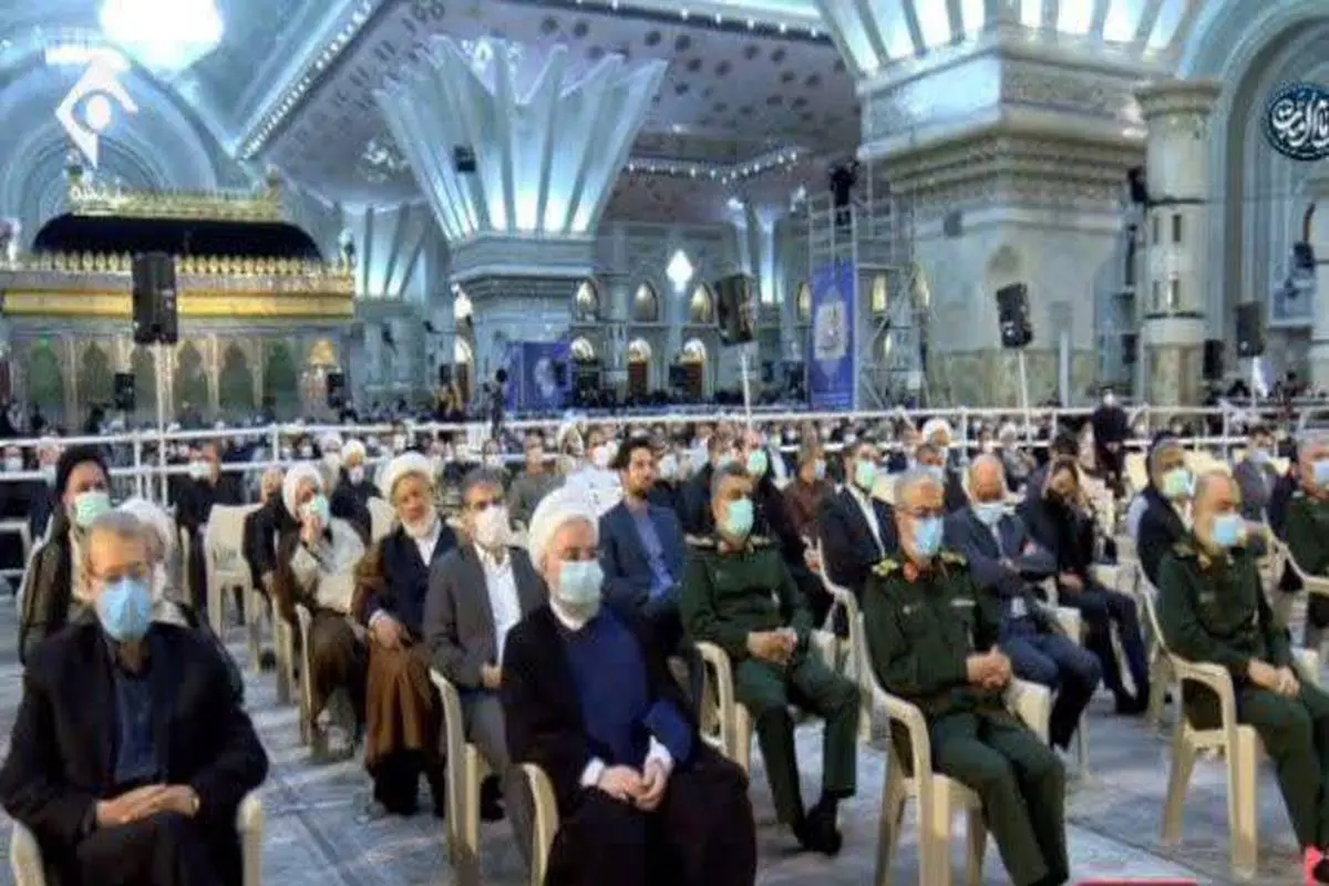 عکس| روحانی و لاریجانی در مراسم ارتحال امام (ره)