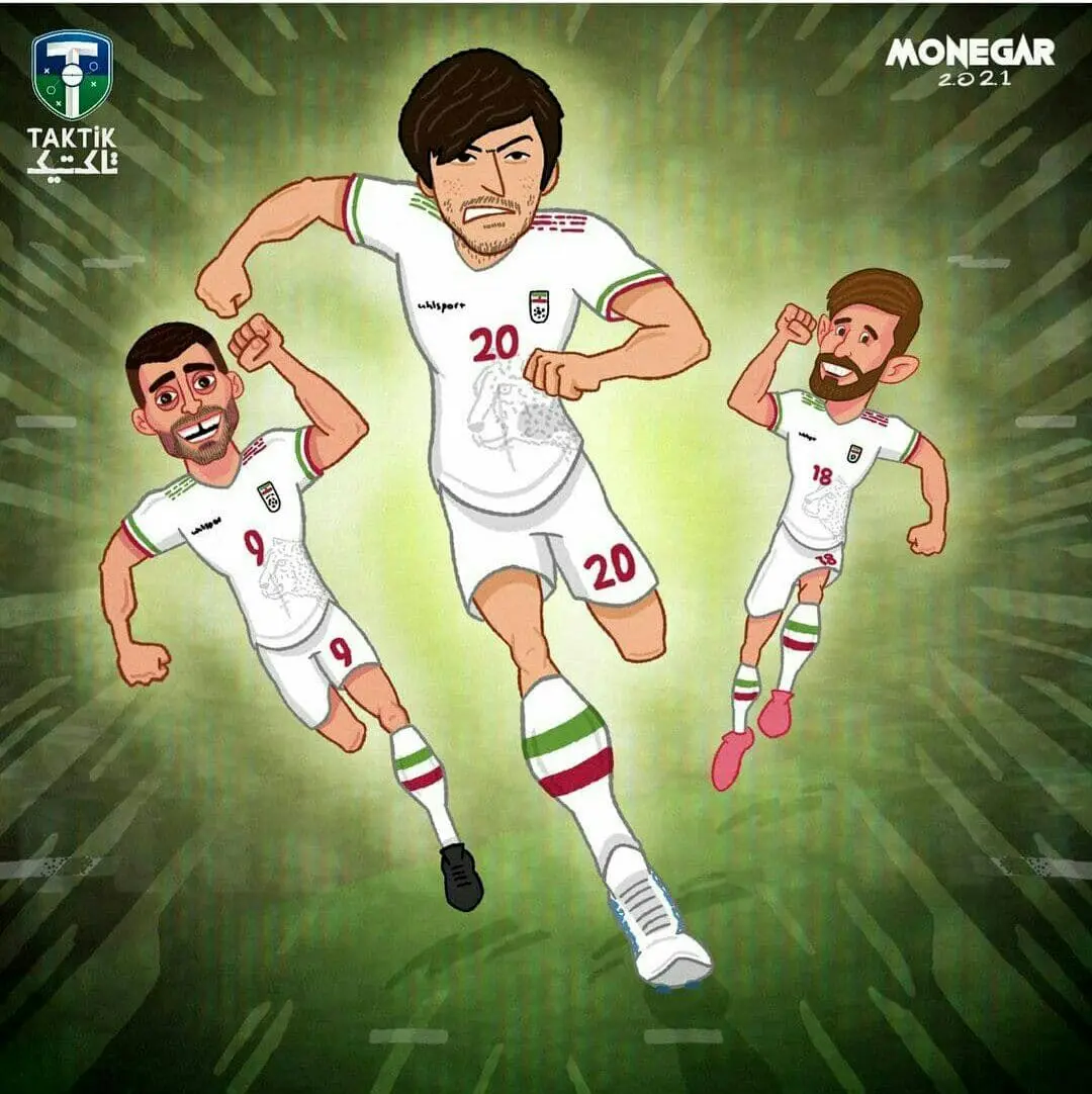 کارتون| نسخه ایرانی فوتبالیست‌ها
