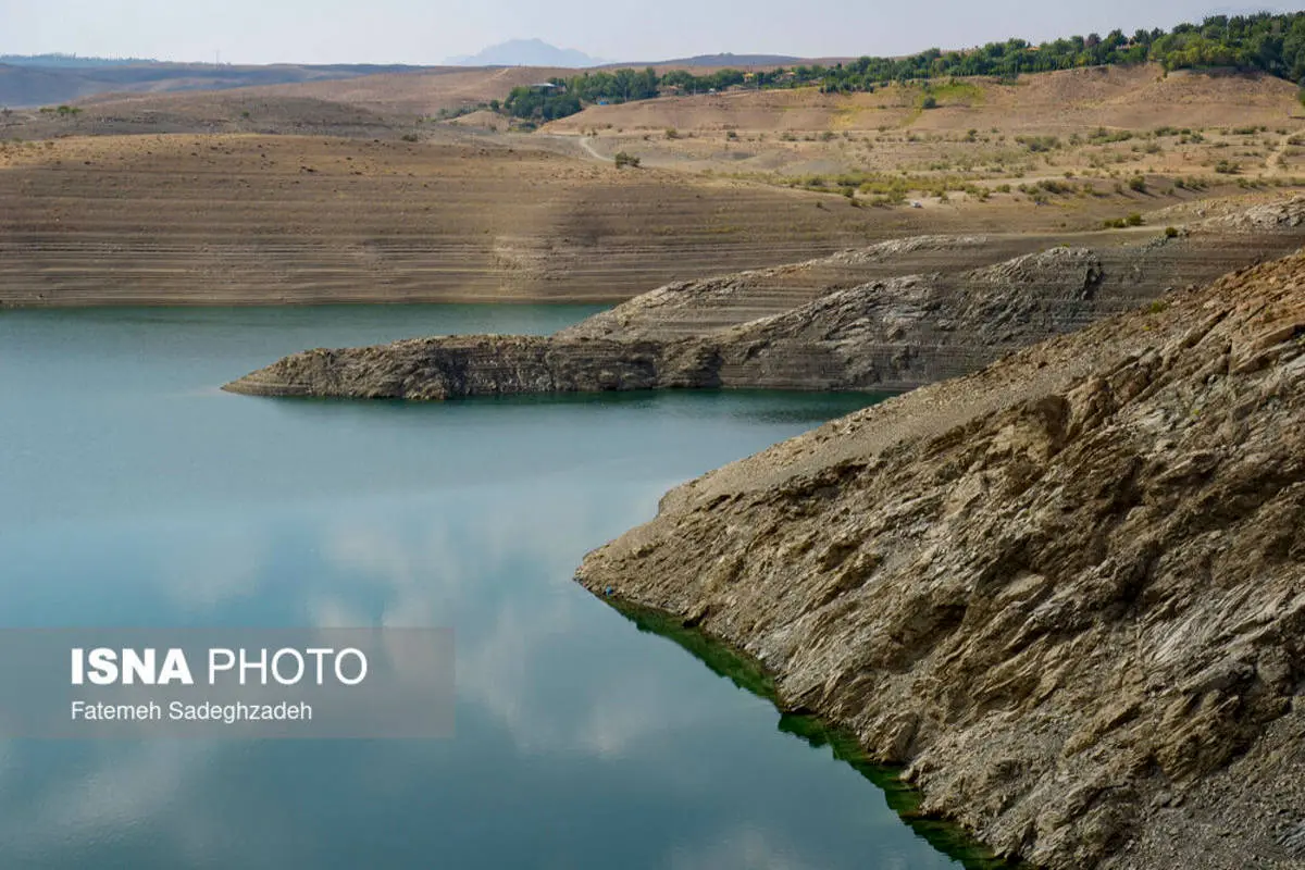 تصاویر| سد زاینده‌رود با ۱۶ درصد حجم آب