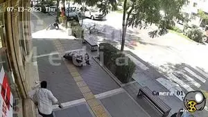فیلم| دستگیری هالیوودی یک کیف قاپ زیر ۱۰ ثانیه توسط پلیس!
