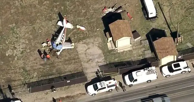 سقوط مرگبار یک فروند هواپیمای سبک در کالیفرنیا