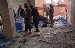 فیلم| جزئیاتی از انفجار مرکز فرهنگی در مزار شریف