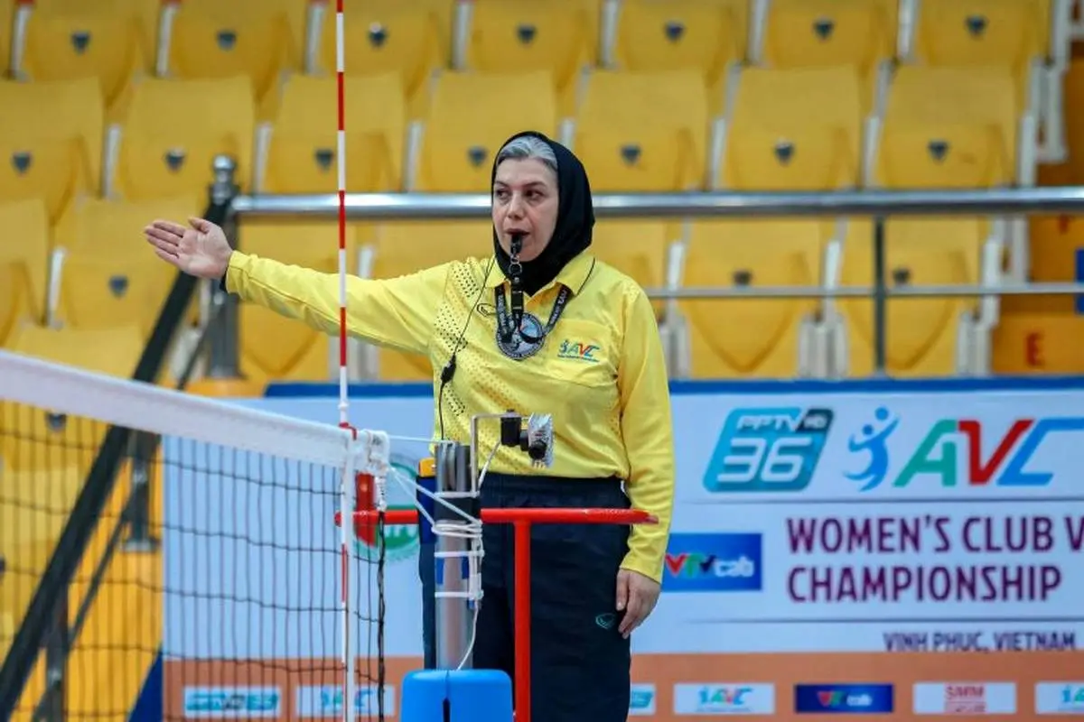 پنج روز، پنج قضاوت، رکورد داور زن ایرانی در مسابقات جام باشگاه‌های والیبال!