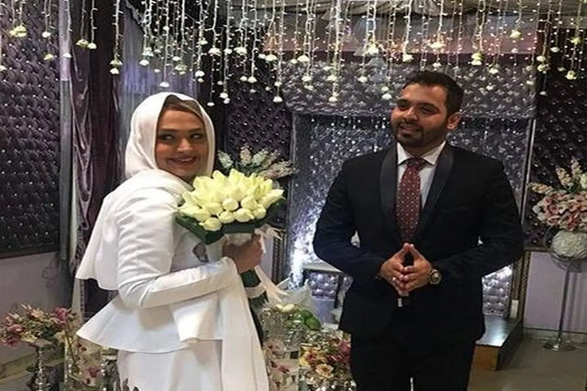 عکس عروسی فریبا باقری مجری تلویزیون