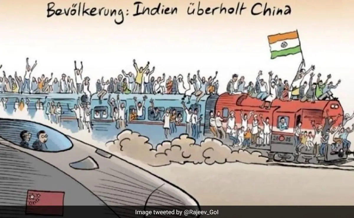هندی ها بخاطر کدام کاریکاتور از نشریه آلمانی دلخور شدند؟