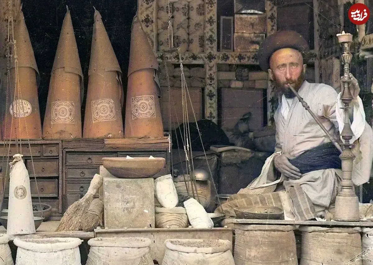 ۲ عکس دیده‌نشده از «بازار رشت» در زمان قاجار