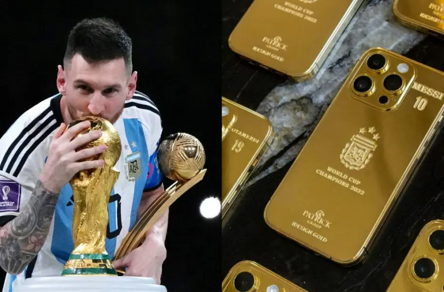 آیفون 14 طلا، هدیه مسی به بازیکنان تیم ملی آرژانتین