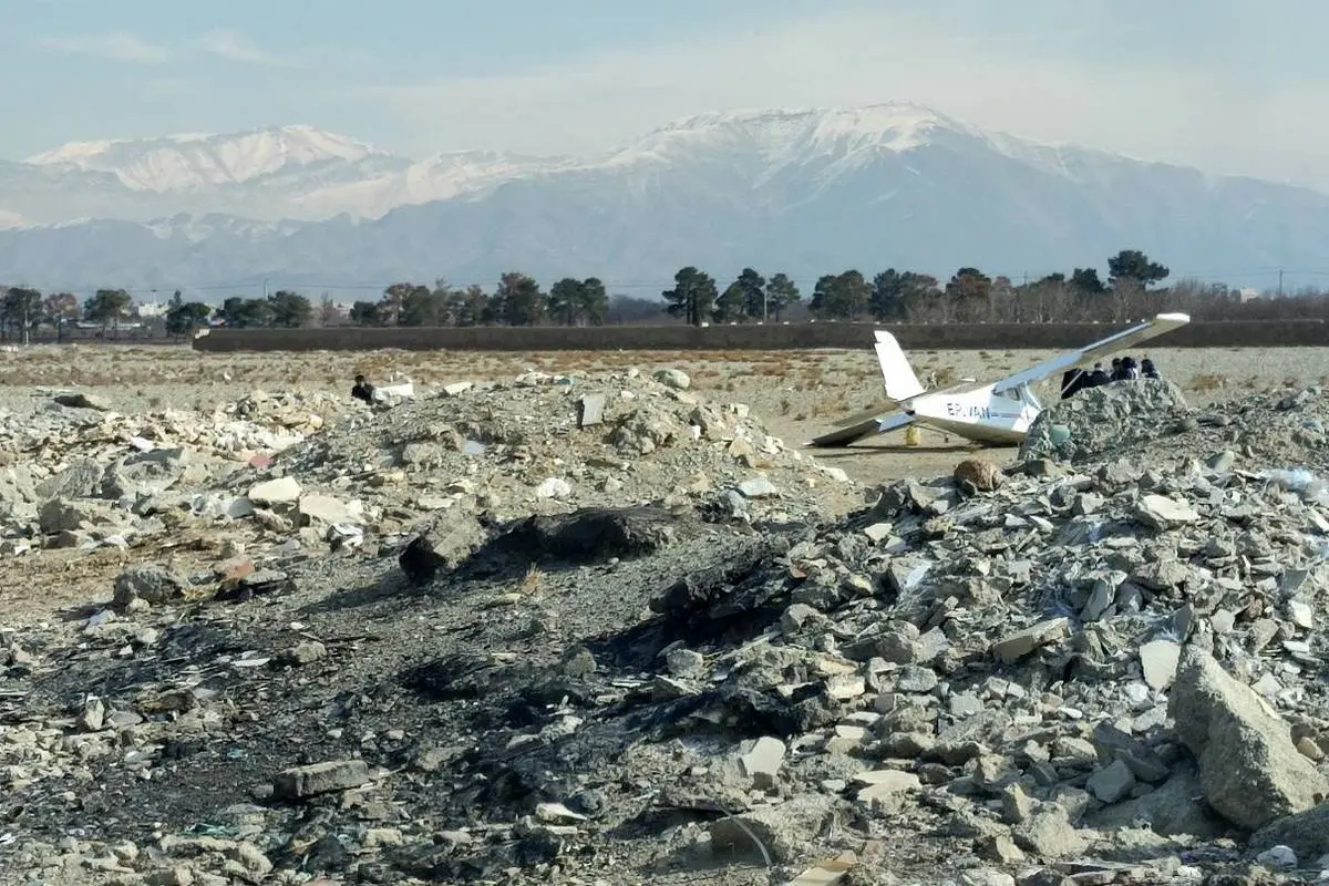 جزییات سقوط یک هواپیمای آموزشی در کرج + ویدئو