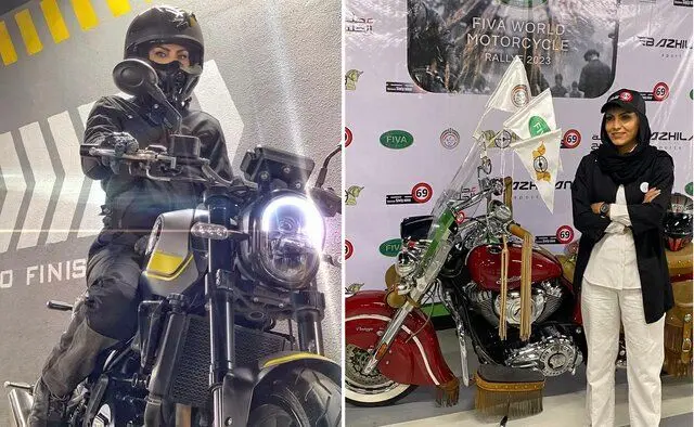 بانوی ایرانی موتورسوار برتر رالی جهانی فیوا شد + عکس