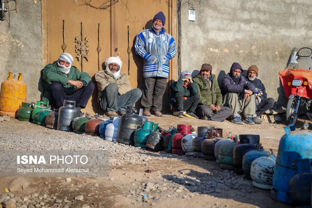 تصاویر | اوضاع در «تربت‌ جام» هنگام قطع گاز