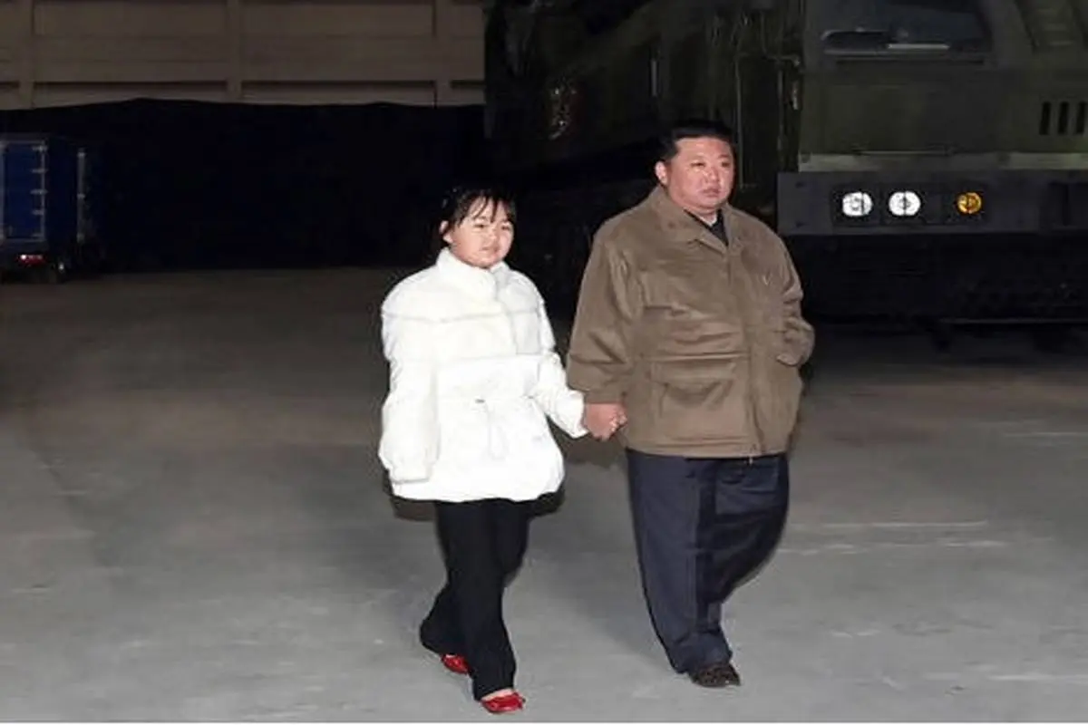 عکس| رونمایی از دختر رهبر کره شمالی