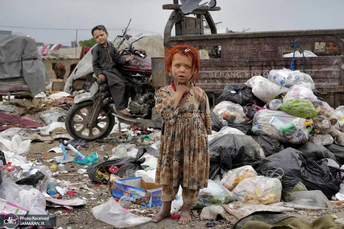 تصویری غم‌انگیز از محل زندگی کودکان افغان