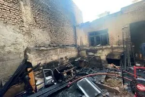 فوت یک نفر در حادثه آتش‌سوزی در خیابان خاوران