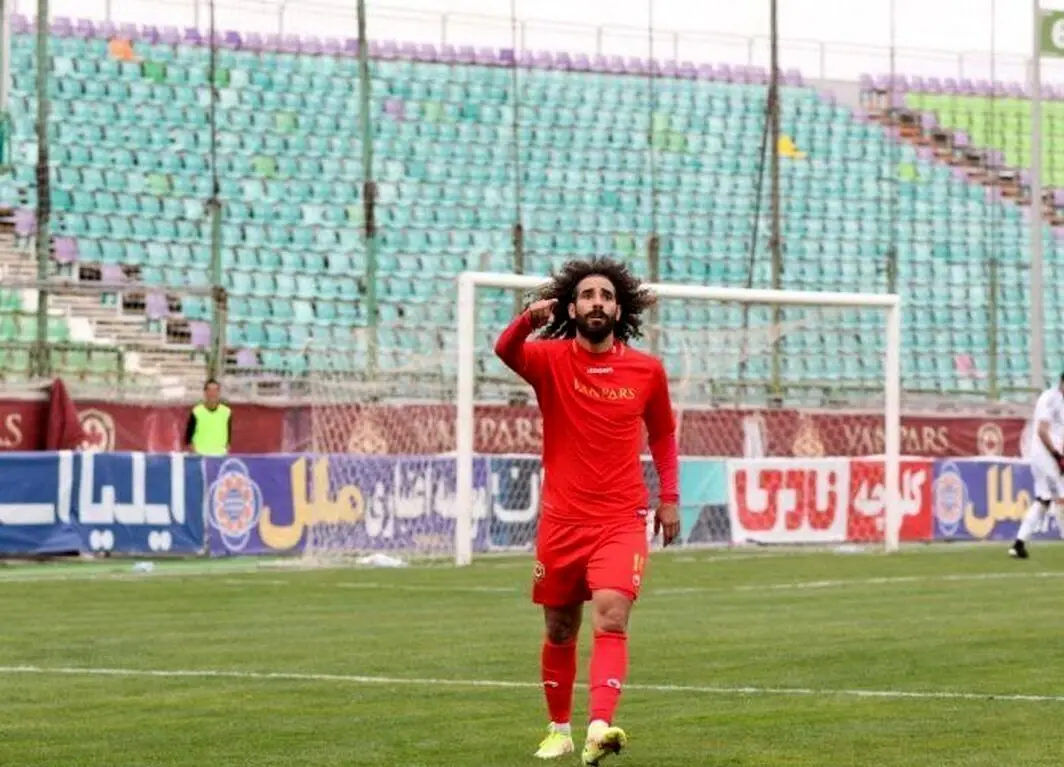 فیلم| شادی گل عجیب در فوتبال ایران!