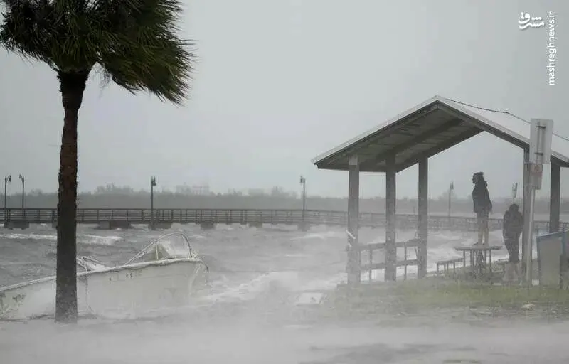 تصاویر| طوفان «نیکول» سواحل ایالت فلوریدا را درنوردید