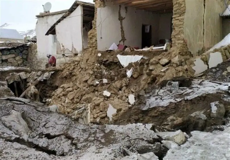 ببینید | اولین تصاویر از شدت تخریب یک خانه مسکونی در مناطق زلزله‌زده خوی ‌