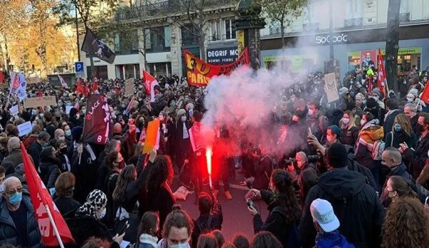 بازگشت معترضان به خیابان‌های پاریس
