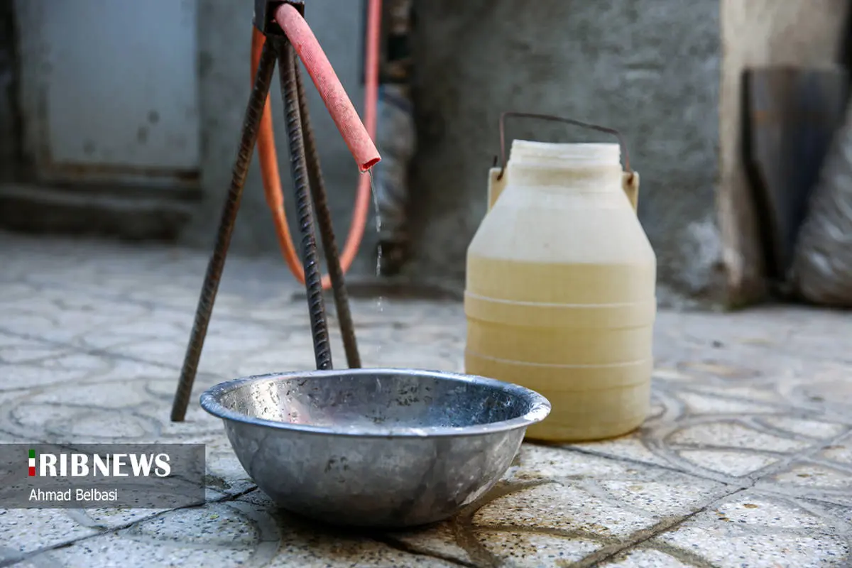 تصاویر| قطعی و بحران آب در همدان