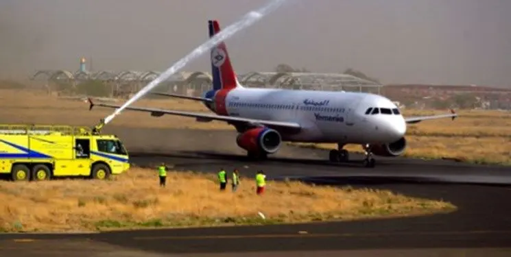 نخستین پرواز از صنعا به عربستان پس از ۷ سال