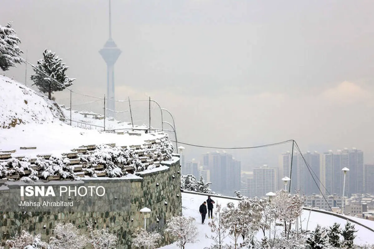 تجربه سردترین روز تهران
