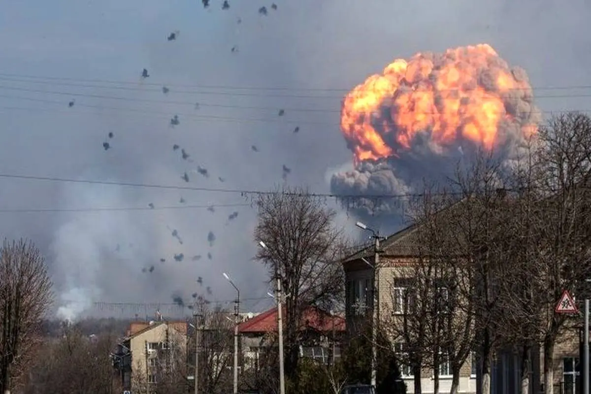ویدئو| وقوع انفجاری قوی در اوچاکیف اوکراین