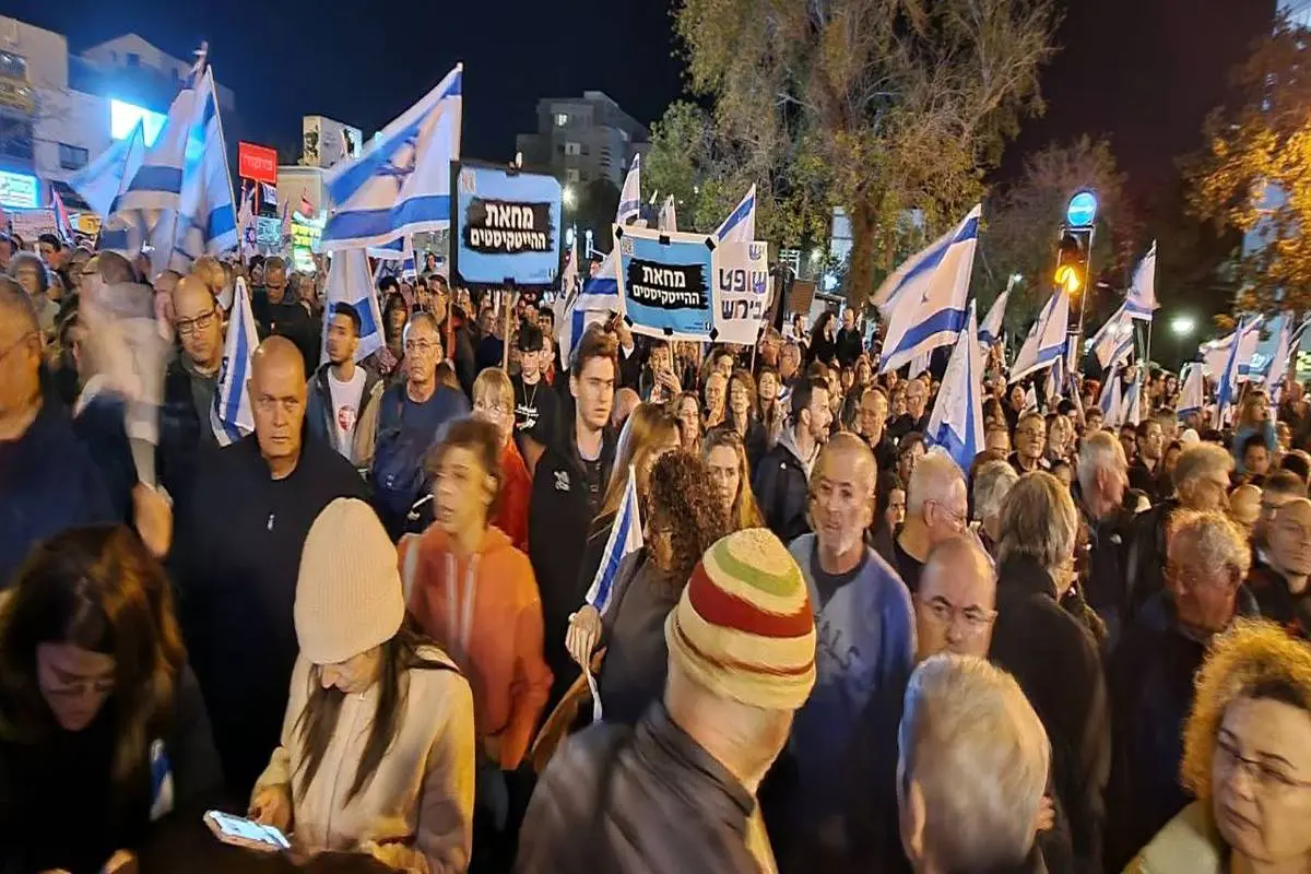 تظاهرات ضد نتانیاهو تمامی ندارد + ویدئو