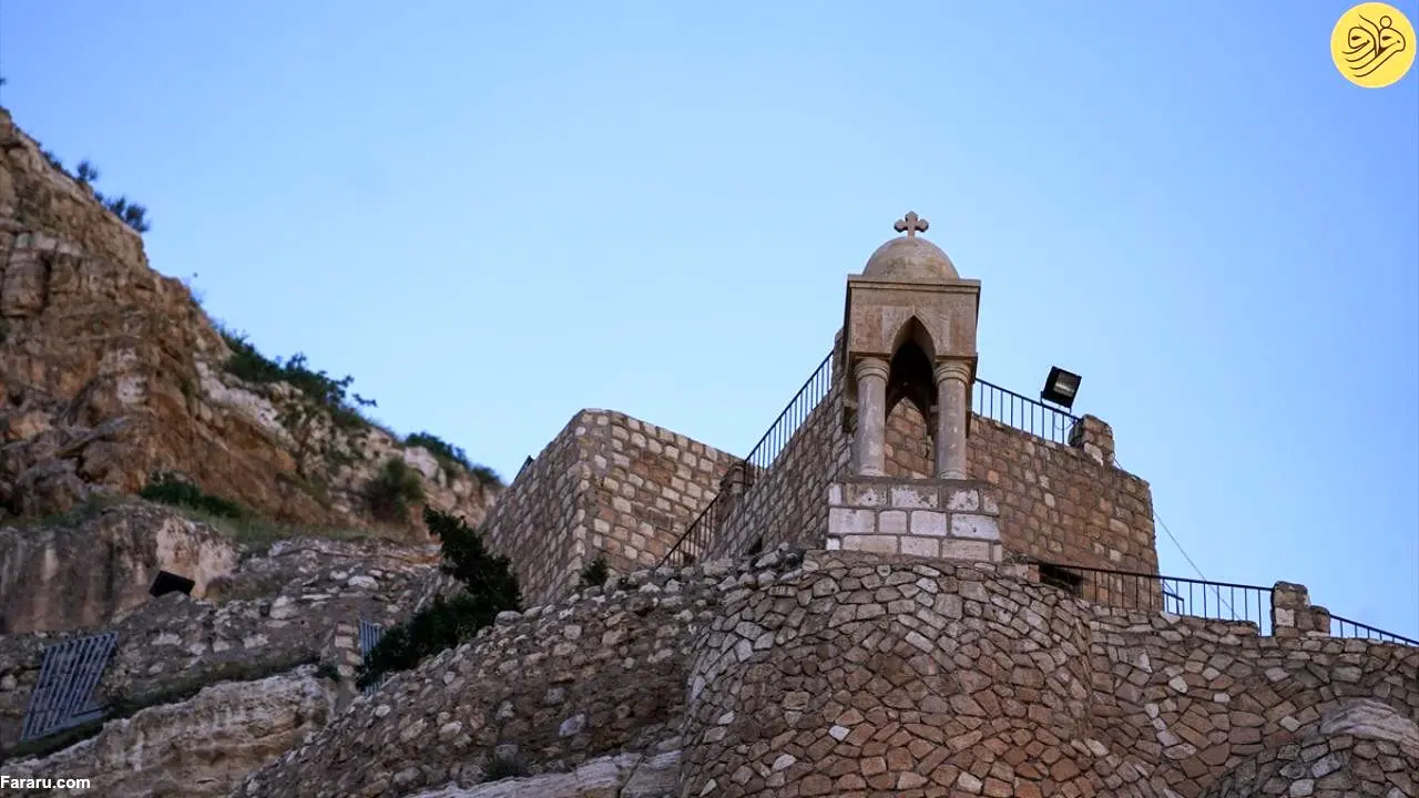 تصاویر | صومعه ربان هرمزد؛ بنای باشکوه سنگی روی کوه‌های موصل 