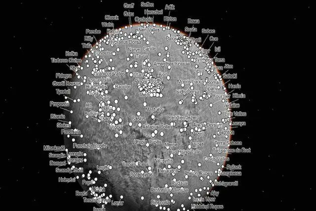 تهیه واضح‌ترین نقشه مریخ با استفاده از ۱۱۰ هزار عکس!