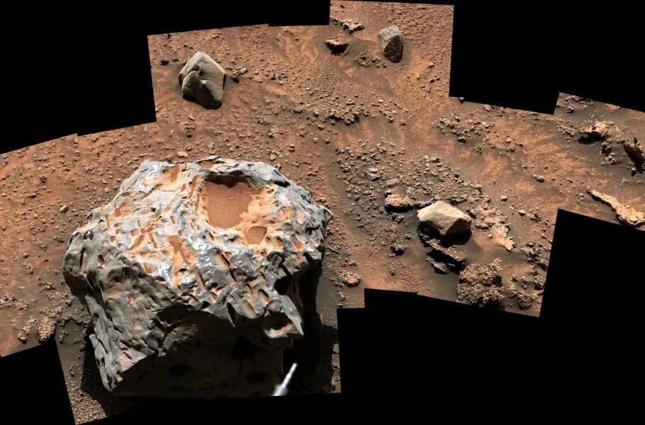 کشف شهاب سنگ کاکائو توسط مریخ نورد کنجکاوی