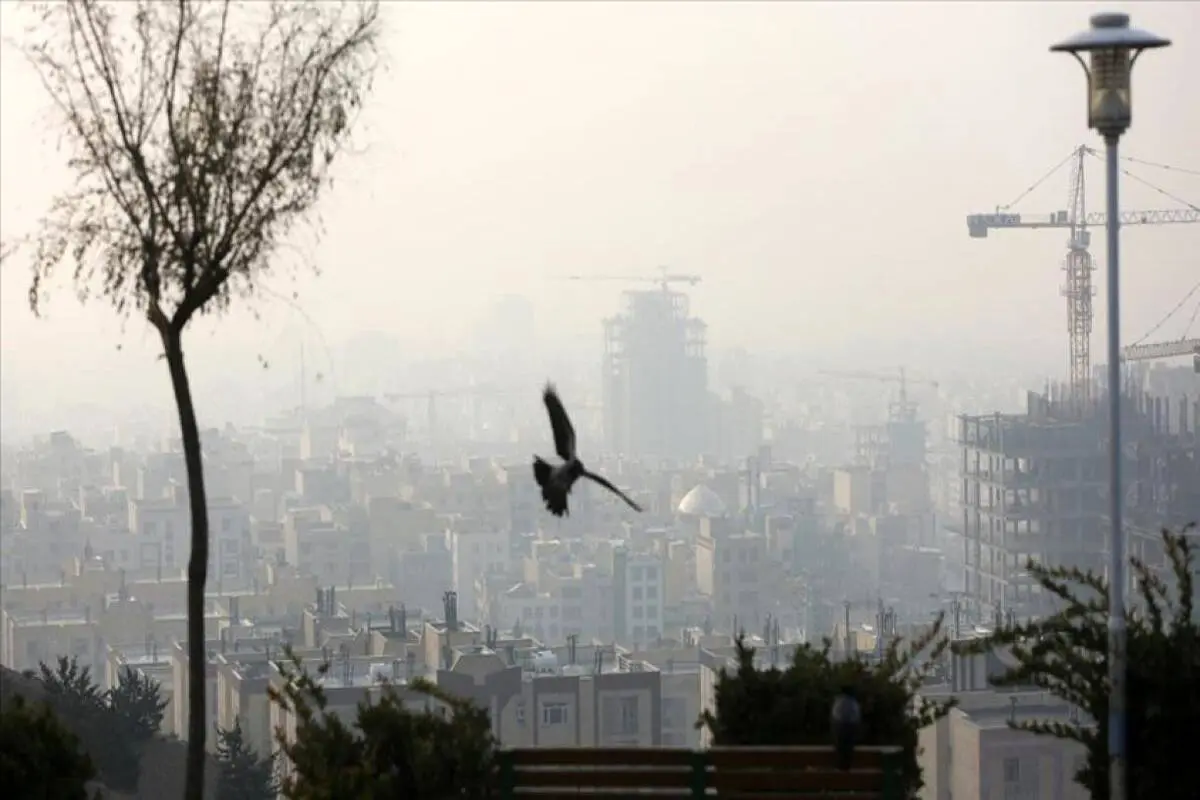 کیفیت هوای تهران در روز برفی هم در شرایط ناسالم!