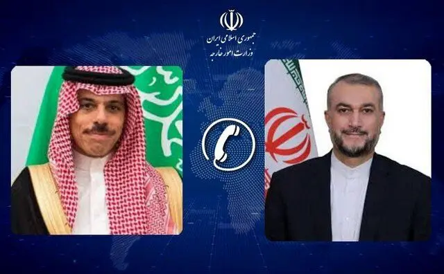 گفت‌وگوی تلفنی امیرعبداللهیان و وزیر امور خارجه عربستان